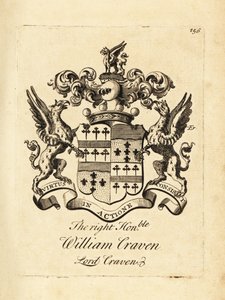 Stemma del Onorevole William Craven, Lord Craven, 3° Barone Craven (1700-1739) da Andrew Johnston
