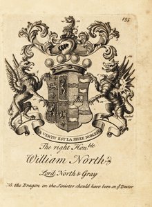 Stemma del Diritto Onorevole William North, Lord North & Gray, 6º Barone North, 2º Barone Grey da Andrew Johnston