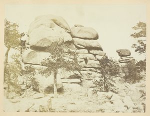 Roccia di granito, stazione di Buford, monti Laramie