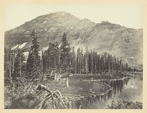 Lago alla testa del fiume Bear, Monte Uintah da Andrew Joseph Russell