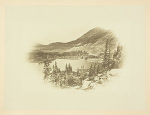 Lago di Moore, Capo del fiume Bear, Monte Uintah da Andrew Joseph Russell