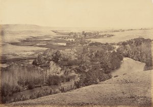 Piastra 18. Valle del fiume Little Laramie, 1869 (foto) da Andrew Joseph Russell