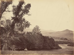 Piastra 20. Sorgente del fiume Laramie, 1869 (foto) da Andrew Joseph Russell