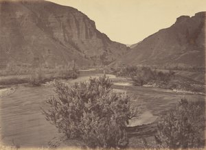 Piastra 37. Passo Wilhelmina, da est, 1869 (foto) da Andrew Joseph Russell