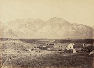 Piastra 49. Fabbriche di cotone e lana di Brigham Young, 1869 (foto) da Andrew Joseph Russell