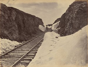 Piastra 5. Taglio di Hall, 1869 (foto) da Andrew Joseph Russell