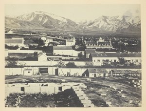 Salt Lake City, Campo Douglas e Montagne Wasatch sullo Sfondo da Andrew Joseph Russell