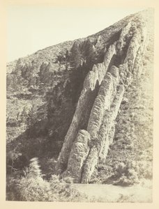Rocce seghettate o Scivolo del Diavolo, (vista da vicino)-Weber Canon, Utah da Andrew Joseph Russell