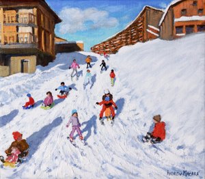 Slittino di Natale, Les Arcs da Andrew Macara