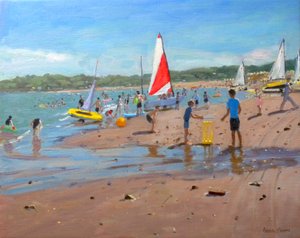 Grillo e vela rossa e bianca, Abersoch