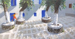 Quattro alberi, Mykonos Town