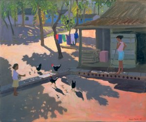 Galline e pulcini, Cuba, 1997
