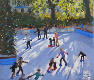 Pattinaggio su ghiaccio, Museo di Storia Naturale, 2014 da Andrew Macara