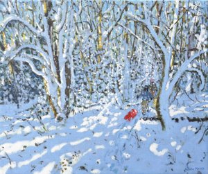 Slitta rossa, Allestree Park, Derby, 2022
