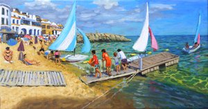 Club di Vela, Callela De Palafrugell, Spagna, 2020 da Andrew Macara