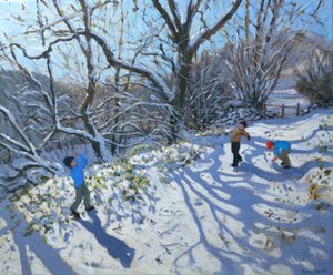 Battaglia di palle di neve