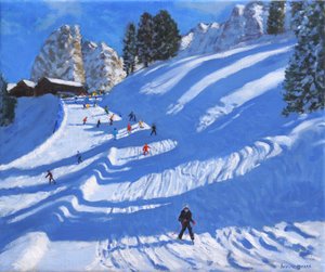 Sole e ombre, Kitzbuhel, Austria, 2022 da Andrew Macara