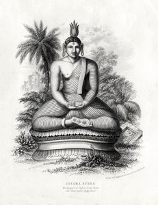 Cotoma Budha, venerato a Ceylon, Siam, Cina, XIX secolo da Andrew Thom