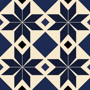Piastrella spagnola blu, 2018