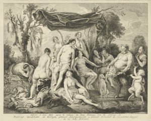 Diana che fa il bagno e Sileno