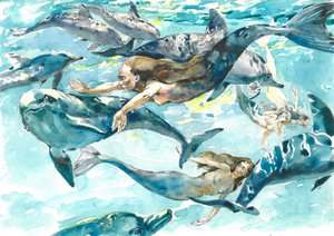 La danza delle sirene e dei delfini da Andrii Kutsachenko
