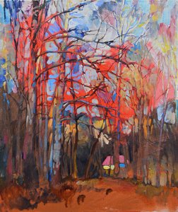 Sentiero della baita della Foresta Rossa da Andrii Kutsachenko