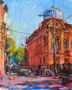 Vivace angolo di città da Andrii Kutsachenko