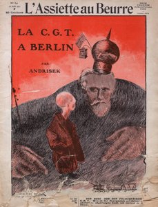 CGT, il sindacato francese, copertina della rivista satirica francese 