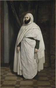 Ritratto di Abdelkader ibn Muhieddine 1808-1883, 1853 da Ange Tissier