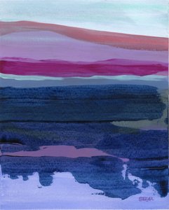 Paesaggio sereno (astratto) da Angela Seear