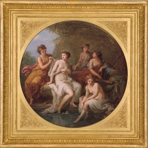 Diana e le sue ninfe che fanno il bagno da Angelica Kauffmann