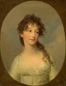 Possibilmente Franciska Krasinska, Duchessa di Curlandia, c. 1790 da Angelica Kauffman