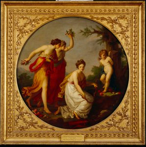 Il disarmo di Cupido da Angelica Kauffman