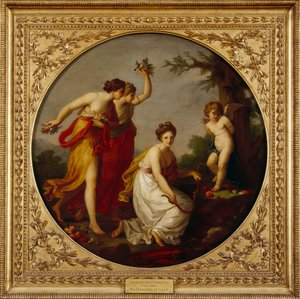 Il disarmo di Cupido, c. 1800 da Angelica Kauffman