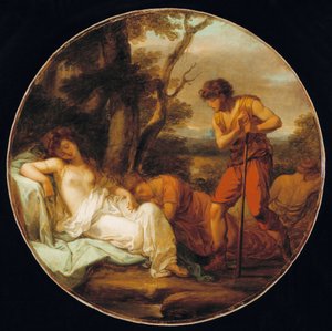Cimone e Ifigenia, c. 1780 da Angelica Kauffmann