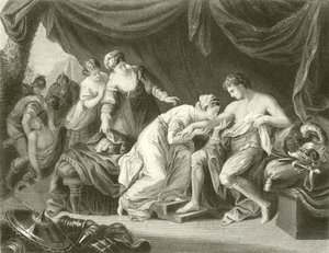 Veleno succhiato dalla ferita del principe Edoardo dalla sua consorte Eleonora da Angelica Kauffmann