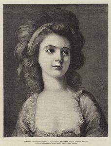 Ritratto della Contessa Potocka, nella Galleria di Dresda da Angelica Kauffmann