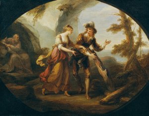 Miranda e Ferdinando da Angelica Kauffmann