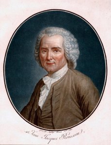 Ritratto di Jean Jacques Rousseau (1712-1778) da Angelique (fl.1796 d.1827) Allais