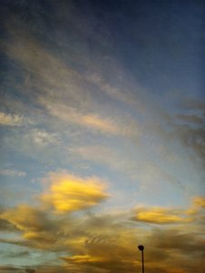 Nuvole dorate al tramonto da Angelo Cerantola