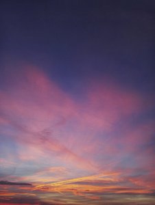 Cielo dai colori vivaci al tramonto da Angelo Cerantola