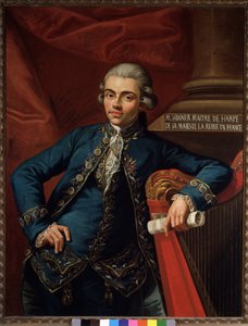 Ritratto di Philip Joseph Hinner, compositore e arpista tedesco