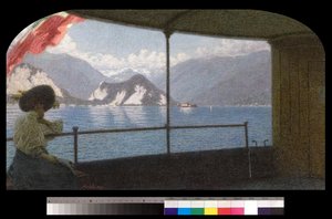 Una barca sul Lago Maggiore, 1915
