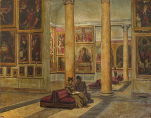Interno della Pinacoteca di Brera da Angelo Ripamonti