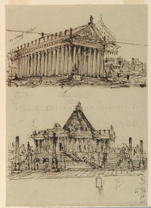 Scenografia, Esterno dei templi da Angelo Toselli