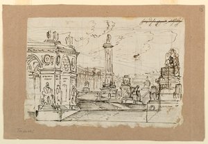 Scenografia, Gruppo di Monumenti Antichi da Angelo Toselli