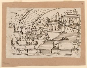 Scenografia, città immaginaria da Angelo Toselli