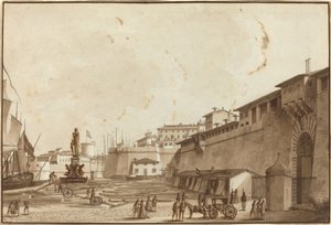 Veduta di Livorno da Angelo Uggeri