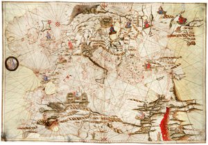 Il Mediterraneo, Mar Nero e Atlantico Nord-Orientale, c.1550 da Angelo de Conte Freducci