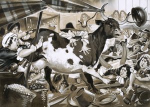Una volta una mucca è entrata nella Westminster Hall e ha provocato il caos da Angus McBride